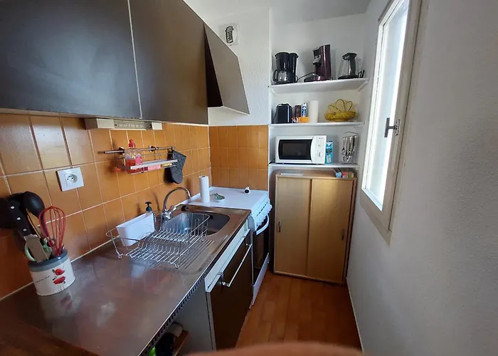 Pour 4, Proche Plage, Commerces Et Parking Prive - Fr-1-776-63 דירה ארגלס-סור-מר